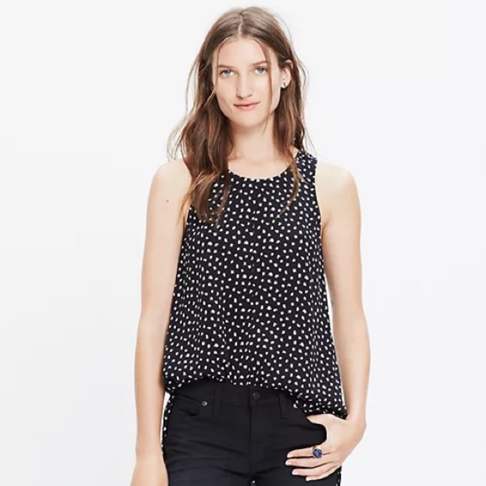 Madewell Racerback Tank Top in Star Flurry